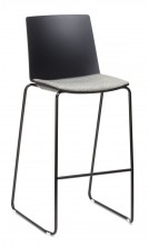 Jubel Sled Stool With Upholstered Seat Pad Option. Any Fabric Colour